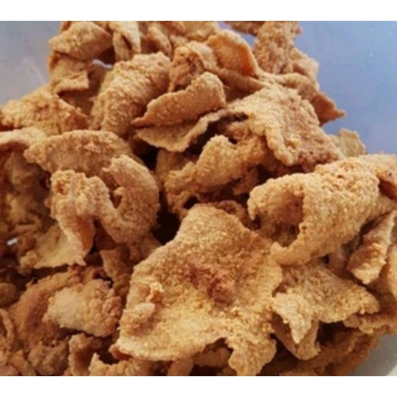 

Kripik kulit ayam krispi 500grm