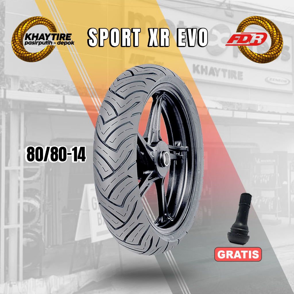 Ban Motor Matic FDR SPORT XR EVO 80/80-14 Tubeless