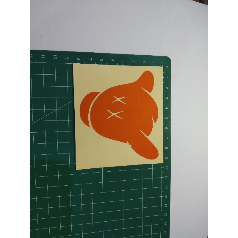 

stiker cutting kaws