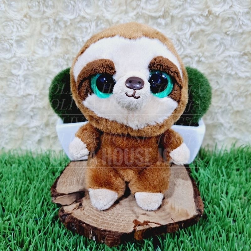 Boneka Kukang Coklat S Mata Belo Boneka Kukang S Mini Boneka Kukang Cute