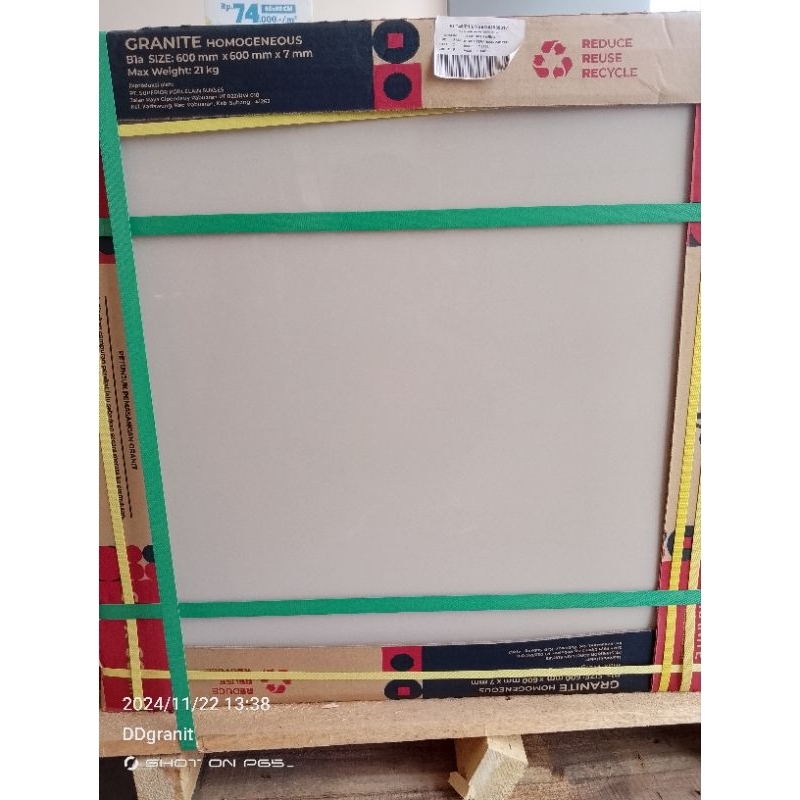 granit lantai 60x60 crem polos
