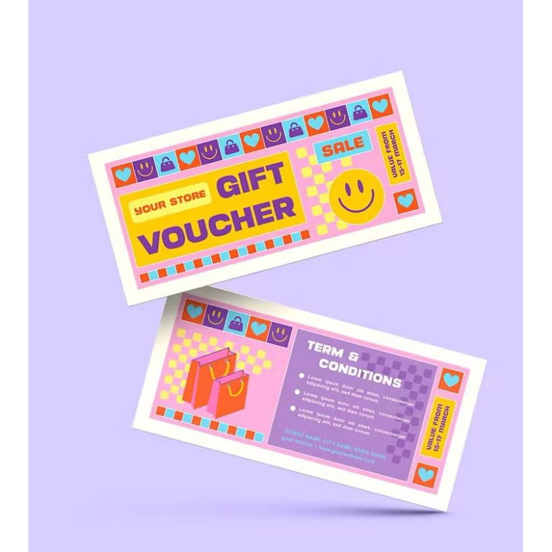 Cetak Voucher Kupon Custom