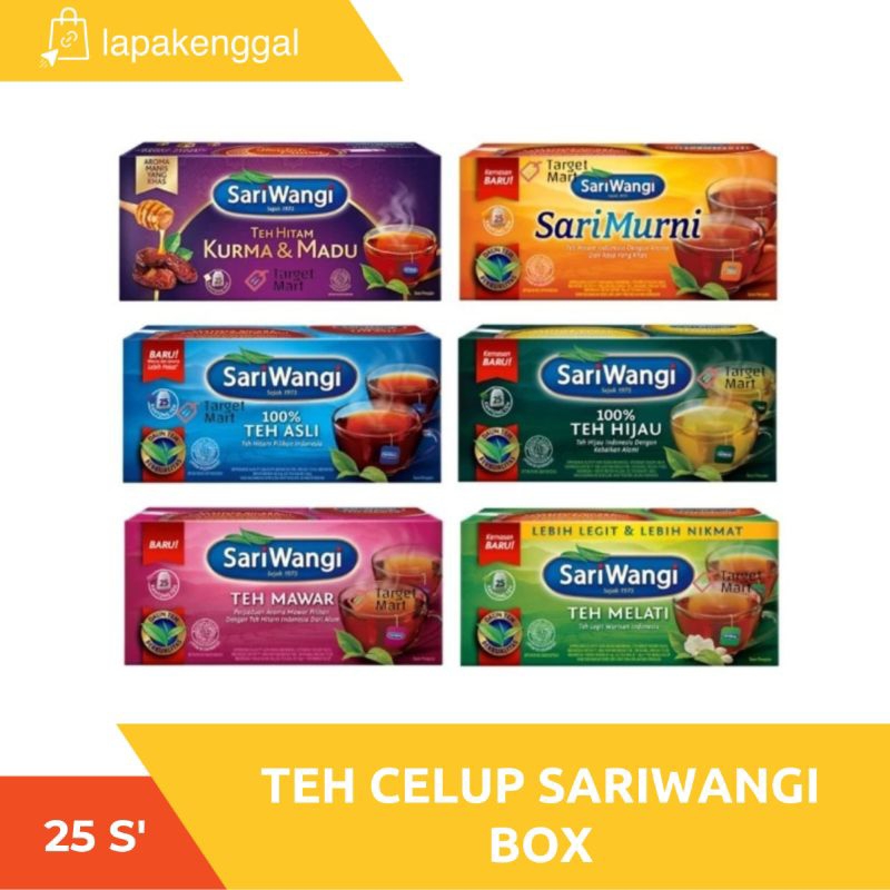 

Teh Celup SARIWANGI BOX 25s'