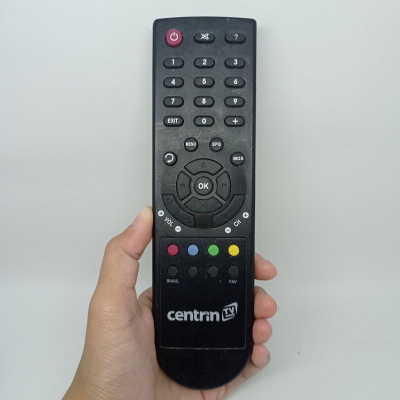 Remote TV Dekoder Original Bergaransi Centrin TV Satelit