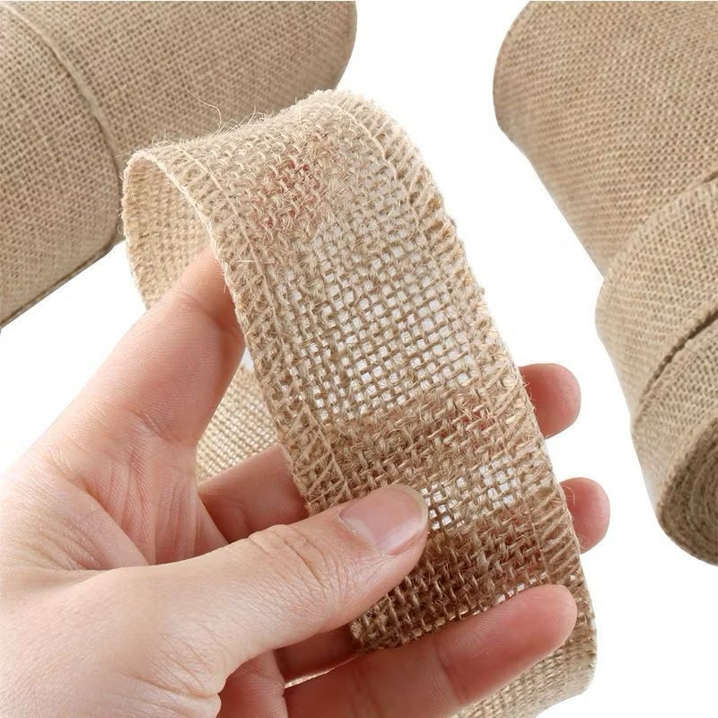 

Pita Goni Salur Natural Lebar 6cm - Pita Imlek Hampers - Pita Kado - Tali Pita Kain - Pita Souvenir