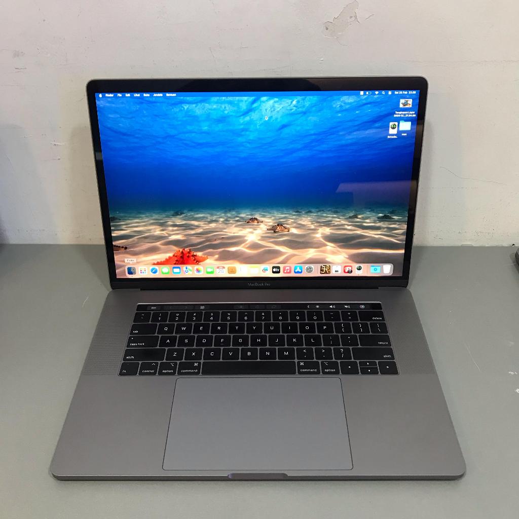 MACBOOK PRO 15" TOUCHBAR 2018 16/512GB INTEL CORE i7 SECOND MURAH