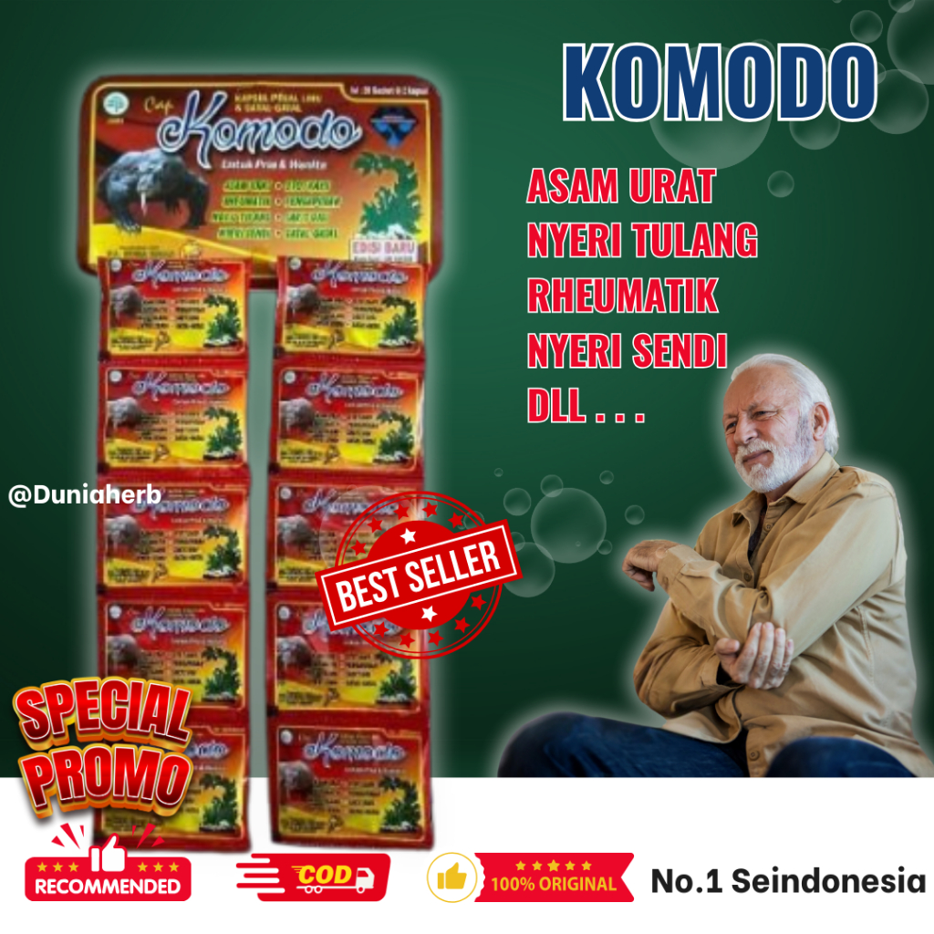 

komodo Kapsul Original Asam Urat