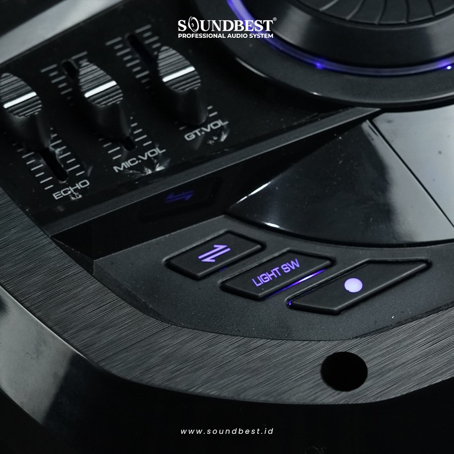 SOUNDBEST Speaker PORTABEL Aktif Wireless Transformer 10 – Garansi Resmi