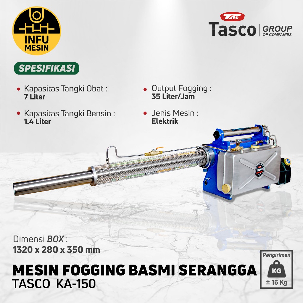 Mesin Fogging Besar Super Fogger Basmi nyamuk Tasco KA150