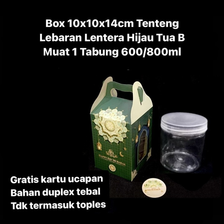 

Dus Tenteng 10x10x14 Motif Lentera Hijau Tua 2