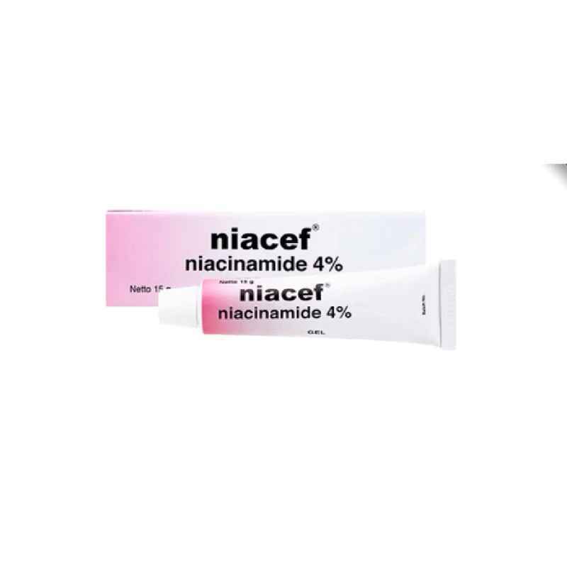 Cream NiaCEF cream Gel 15 Gram / Niacinamide / Gel Jerawat Anti Kusam