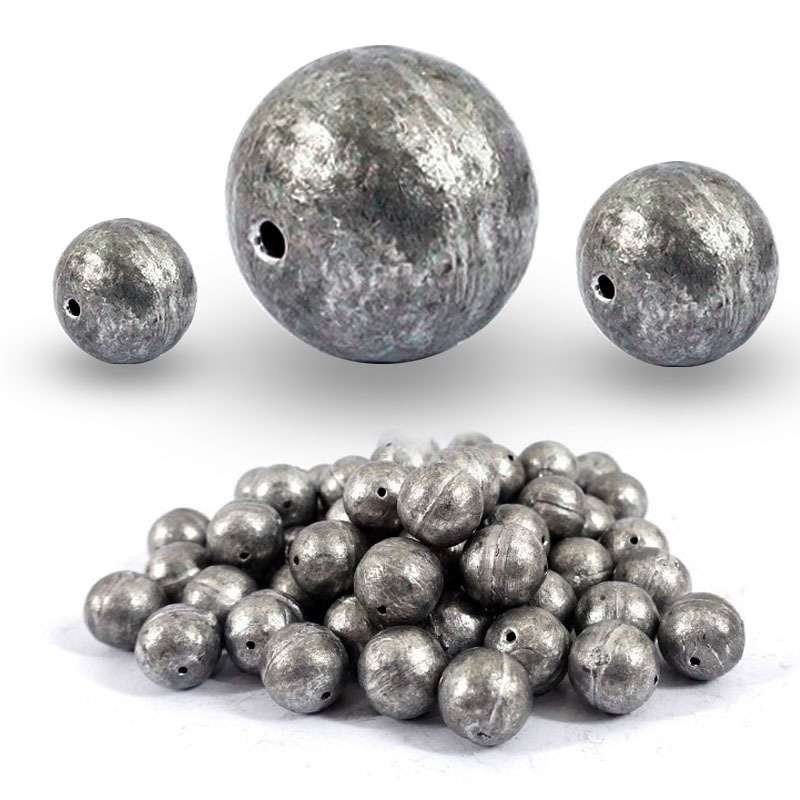 Timah Pancing Bulat Lada Merica Ukuran Besar Ecer 1 Pcs Pemberat Mancing Dasaran Mandas