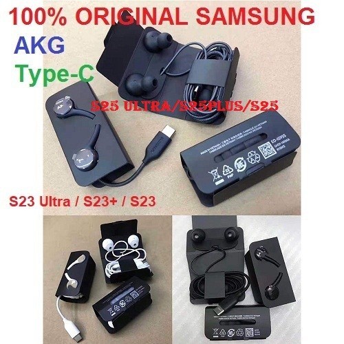 Headset Earphone Galaxy S25 Ultra S25+ Plus AKG Type-C Original - Putih