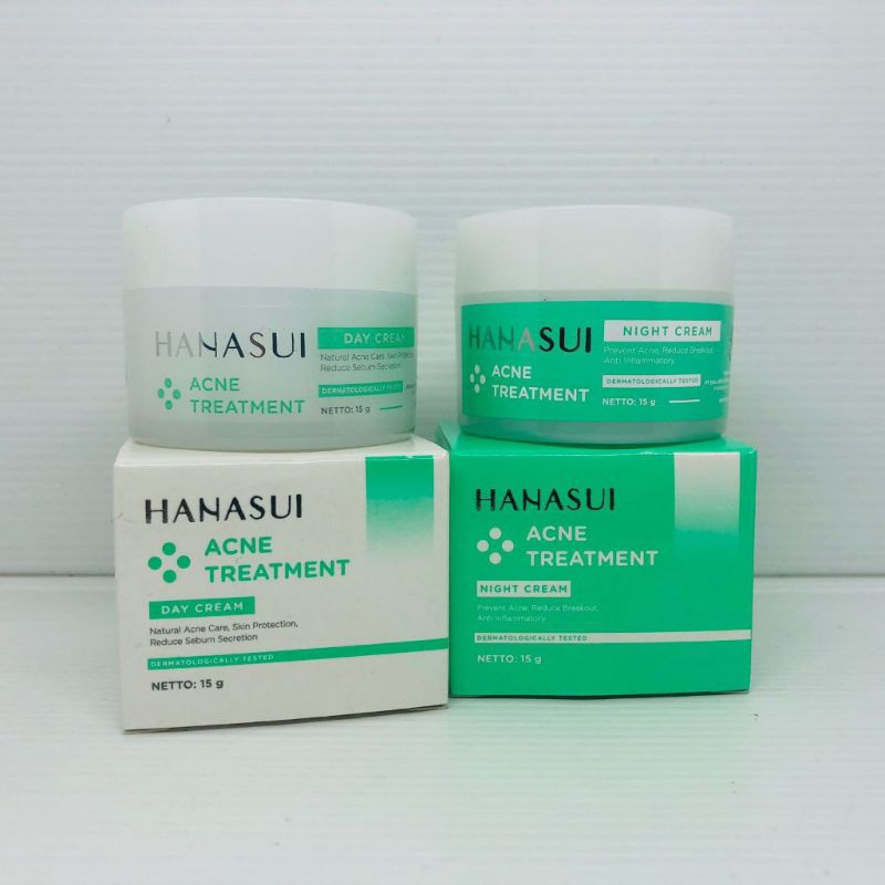 HANASUI ACNE TREATMENT DAY AND NIGHT CREAM HANASUI ACNE TREATMENT DAY CREAM HANASUI ACNE TREATMENT N