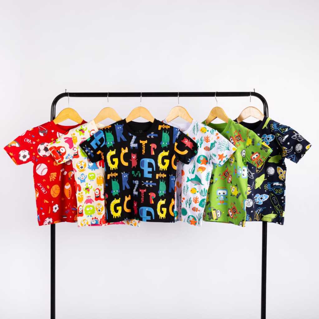 OshKosh Full Print Boy TShirt - Kaos Anak Laki-laki 2-8T | Kaos Anak Laki-laki Murah