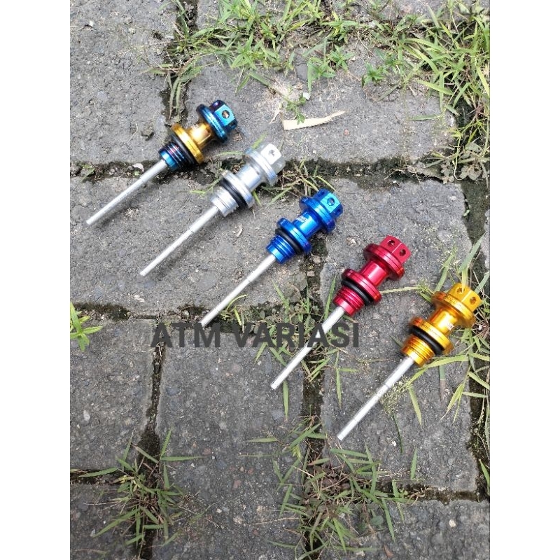 TUTUP OLI MESIN MODEL JARUM CNC TUTUP OLI VARIASI UNIVERSAL MOTOR BEAT, VARIO, GENIO, PCX, NMAX, VIX