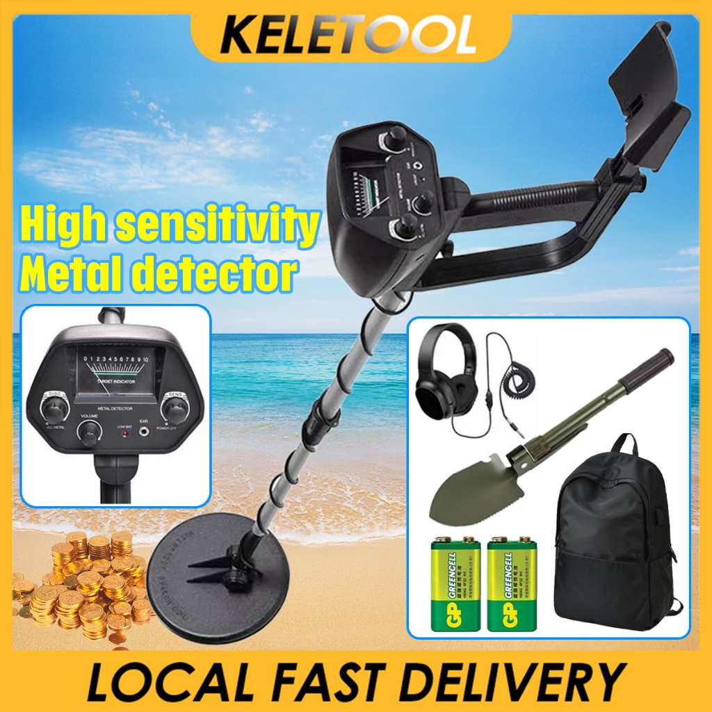 metal detector pendeteksi logam dan emas detektor logam Detektor Logam Bawah Tanah MD4030