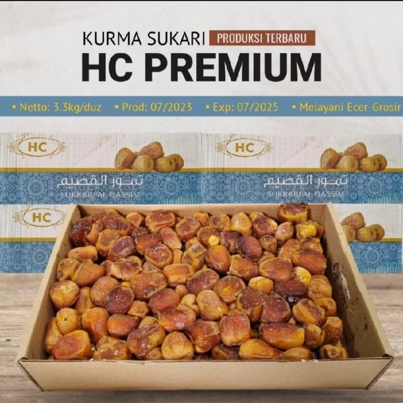 

PROMO !!!! KURMA SUKARI HC 3KG/SUKARI HC/KURMA RAJA