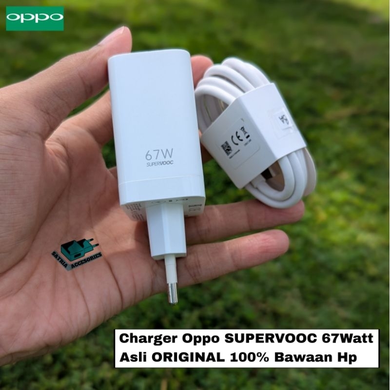 Charger Oppo SUPERVOOC 67Watt Asli ORIGINAL 100% Bawaan Hp