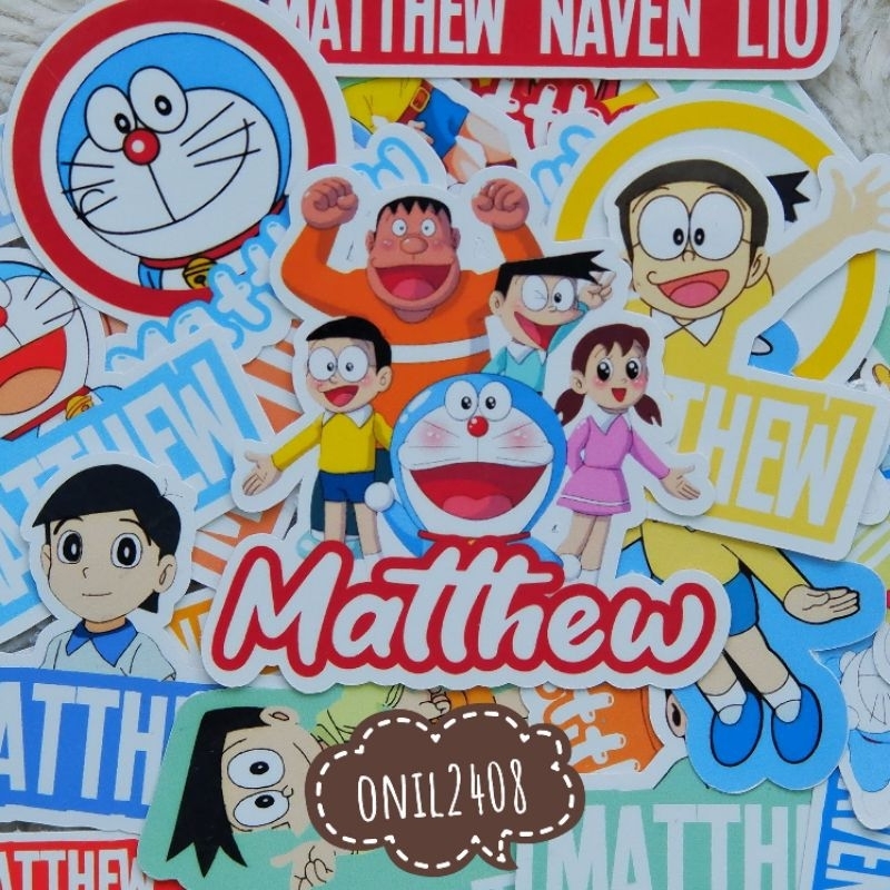 

Sticker Nama Doraemon