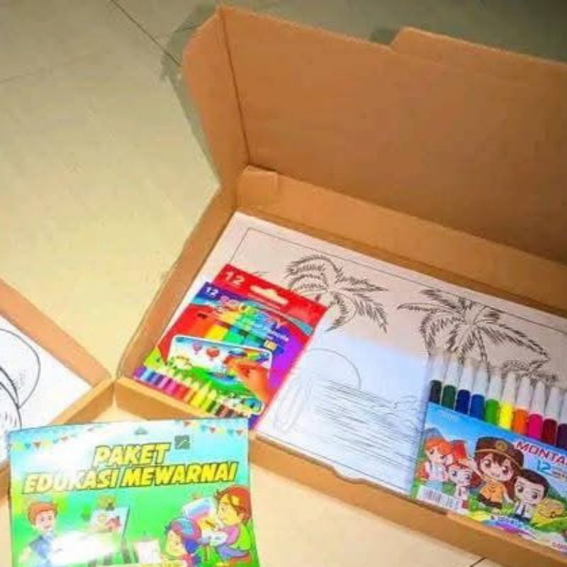 

Paket Edukasi Mewarnai 2 Alat Pewarna