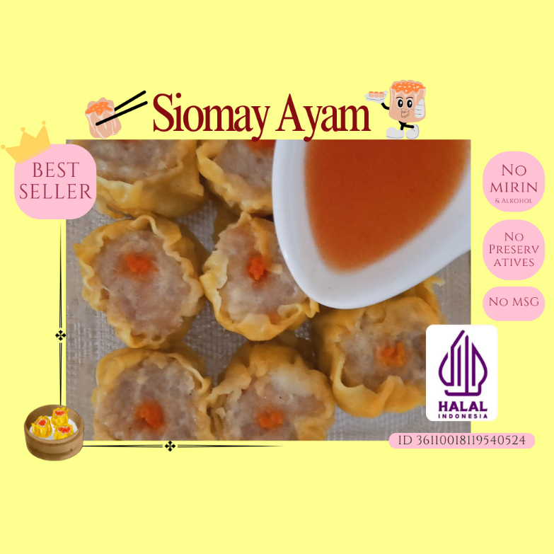

Siomay Ayam Dimsum Frozen BEST SELLER !!! isi 10pcs/pack