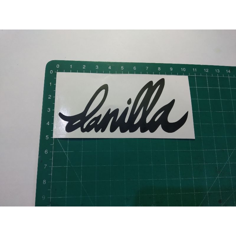 

stiker cutting danilla