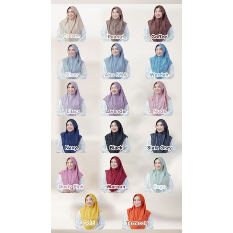 BERGO HAMIDAH | HIJAB BERGO HAMIDAH | ELZANNA HIJAB