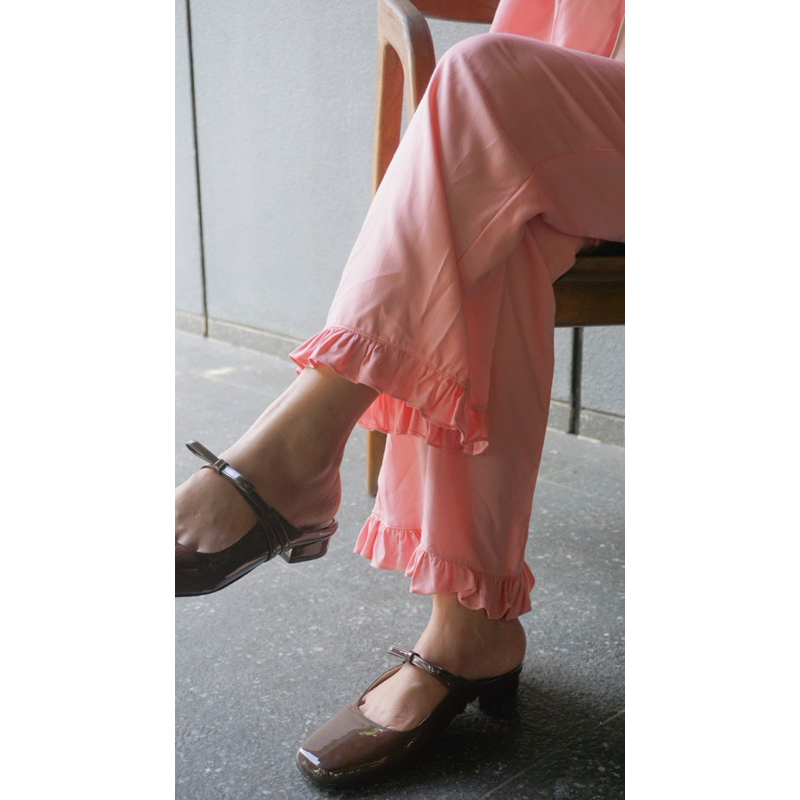 SET RUFFLE WANITA RAYON PREMIUM