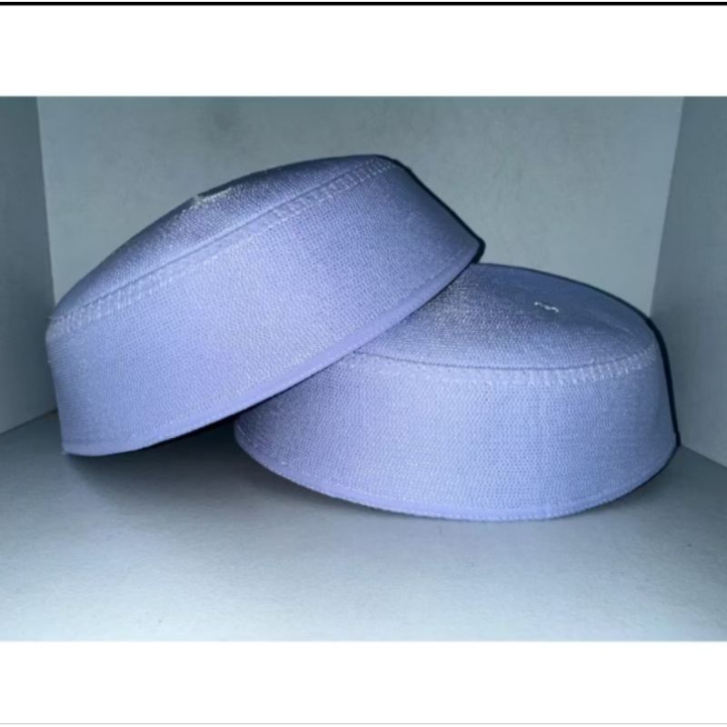 Peci Malaysia Tinggi 6cm Polos Putih Peci Malaysia Pendek 6cm Kopyah Malaysia Ceper Peci Malaysia Ce