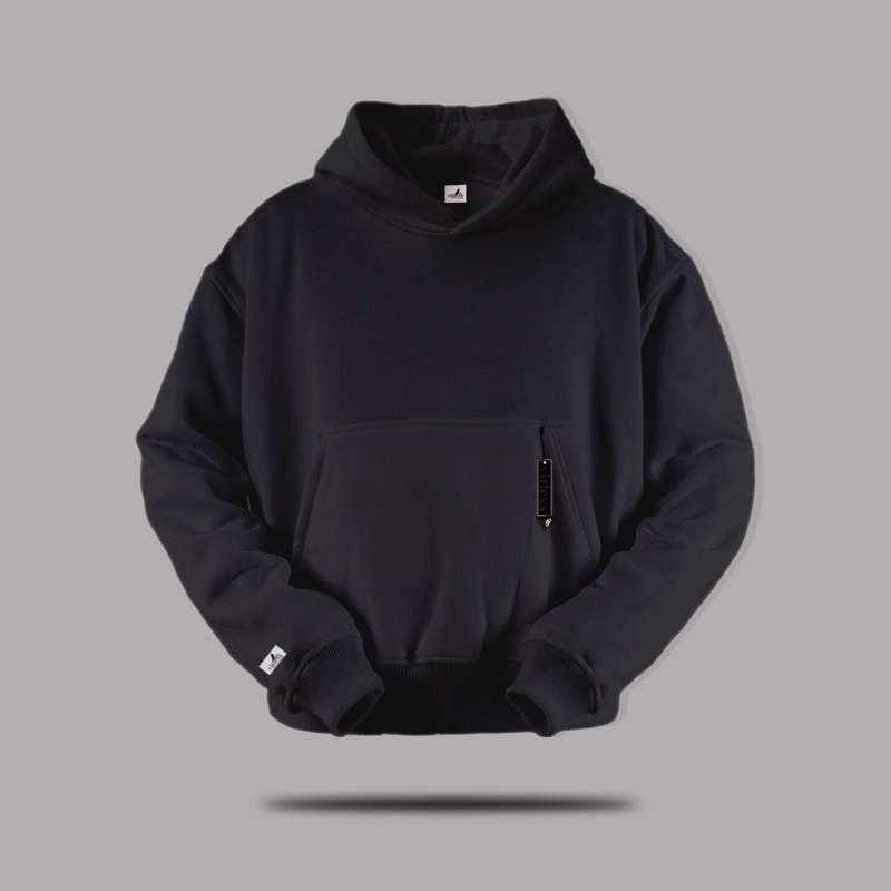 Vitlexs Boxy Fit Hoodie Cotton Fleece 330 Gsm Boxy 330 gsm Hoodie Boxy Polos 330 Gsm
