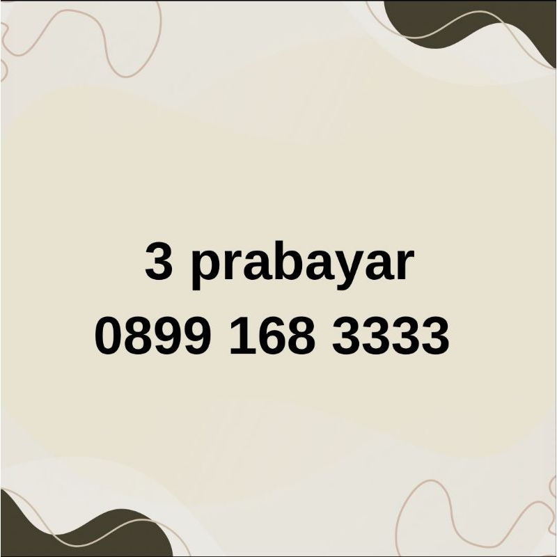 Nomor Cantik Tri Hoki 168 Kwarted 3333