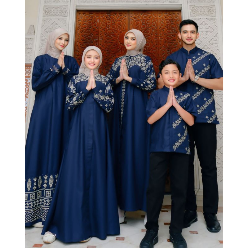 Couple gamis lebaran 2025 model gamis terbaru // Gamis pasangan suami istri // gamis katun toyobo or