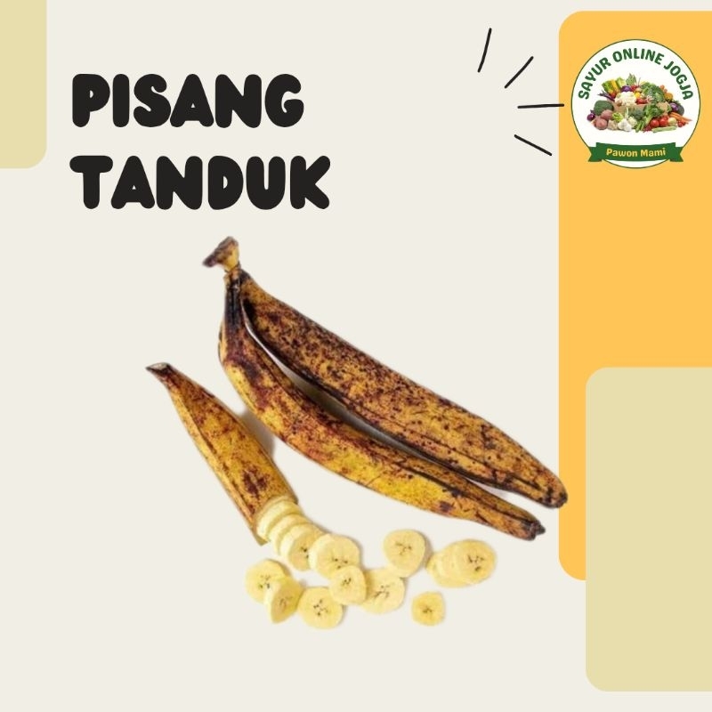 

Pisang tanduk per buah - PAWON MAMI SAYUR ONLINE JOGJA