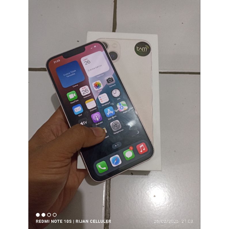 (NEGO) HP Iphone 13 Internal 128 gb original Iphone