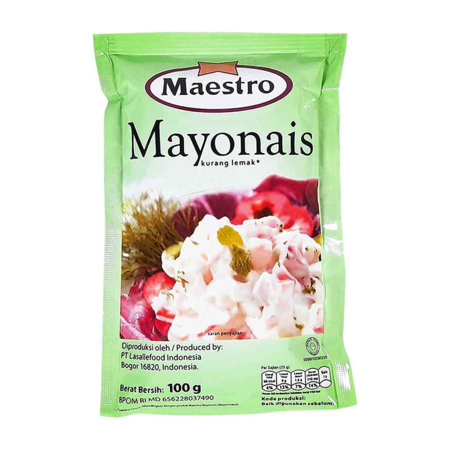 

Maestro Mayonaise 100g low fat kurang lemak