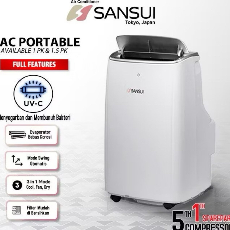 AC Portable Sansui 1.5PK