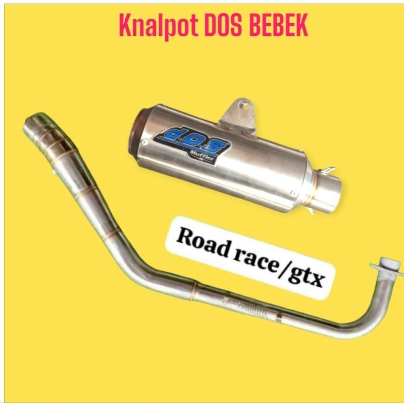 KNALPOT DOS GP1 ROAD RACE JUPITER Z VEGA GRAND ASTREA ALL BEBEK KNALPOT ROAD RACE VEGA GRAND KNALPOT