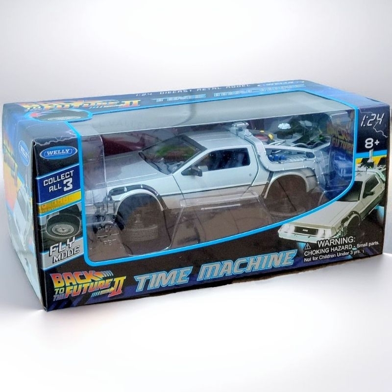 Diecast Welly Back to the Future Delorean (Hover mode)