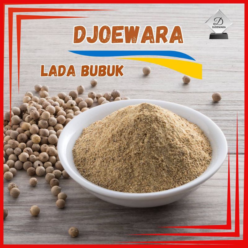 

Lada putih bubuk kemasan 250g