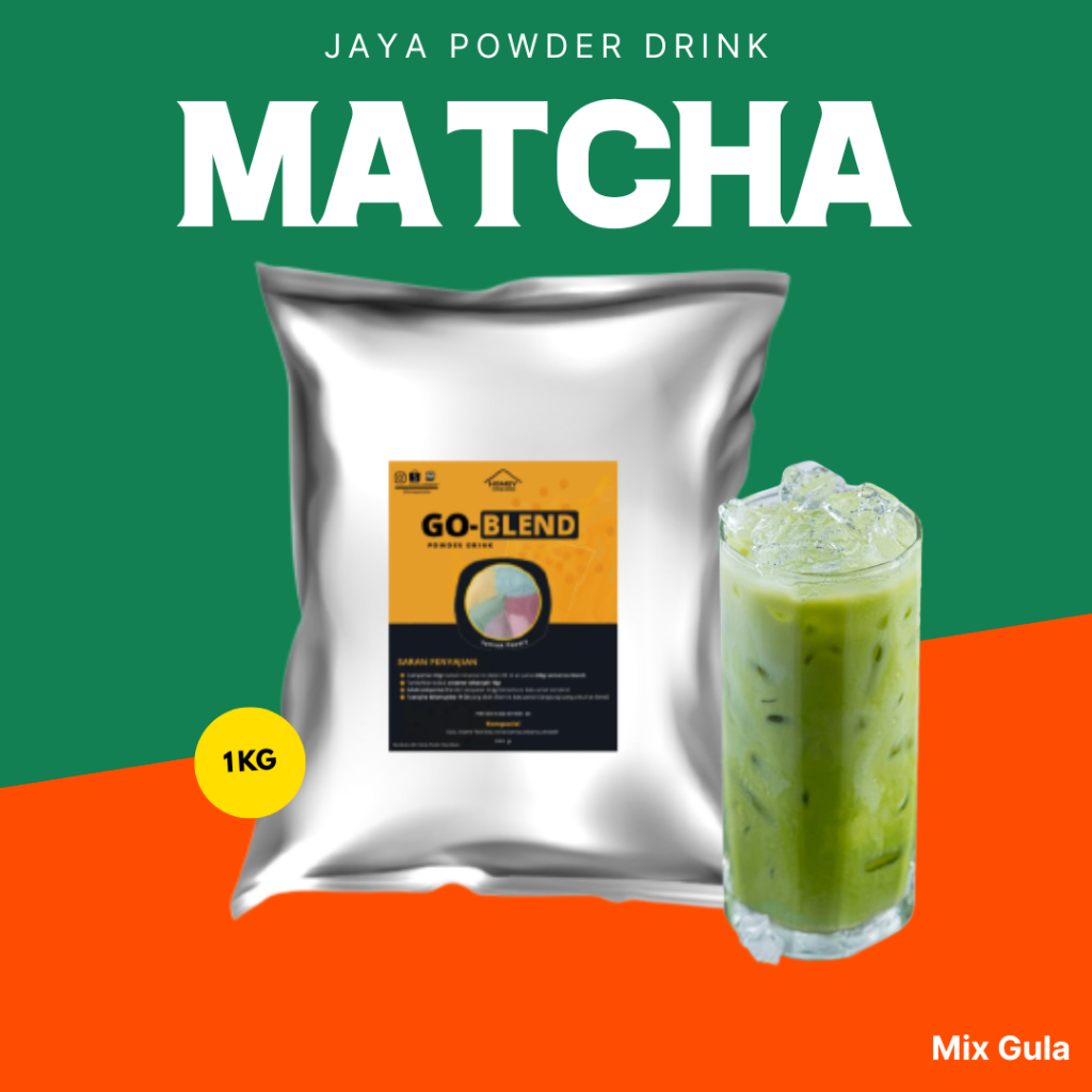 

Bubuk Minuman Rasa GREEN TEA MATCHA 1Kg / Powder minuman es boba viral kekinian