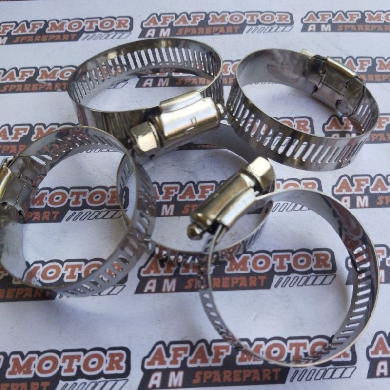 Klem Kawel Karburator Motor Bebek Grand Supra Jupiter vega klem 1 3/4 Stainless