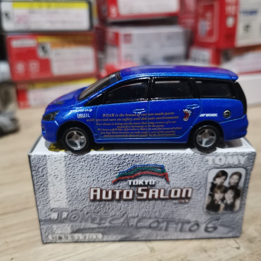 Tomica Tokyo Auto Salon Mitsubishi Grandis Biru Roar Endless Option Lotto 6