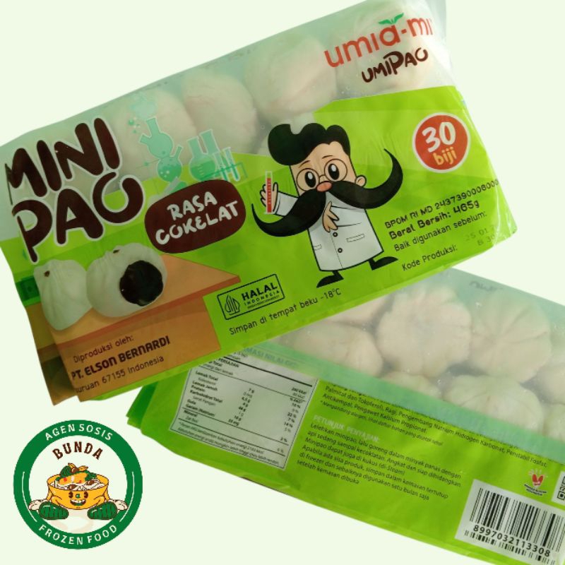 

Minipao Umia-Mi Coklat isi 30pcs