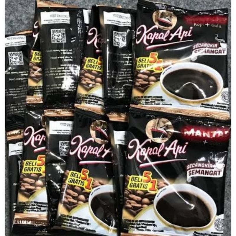 

KOPI KAPAL API MANTAP RENTENG RENCENG (ISI 8 SACHET)