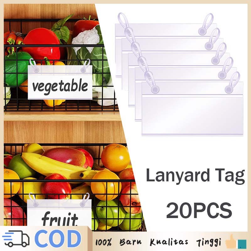 

Price Tag 20pcs Gantung Label Harga Mika Price Tag Holder Untuk Keranjang Promo