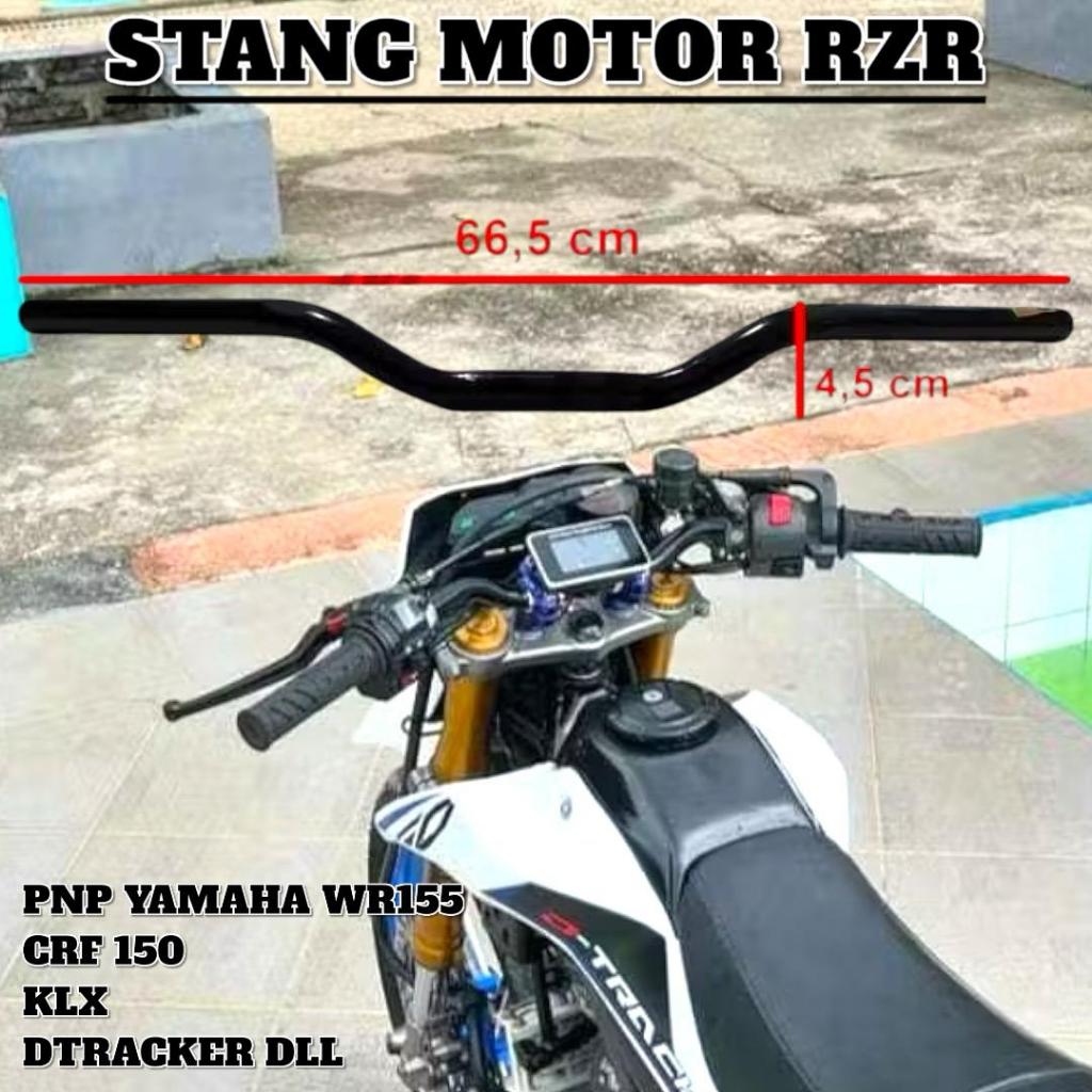 STANG MOTOR SETANG RZR KLX WR155 DTRACKER CRF150 DLL PNP SUPERMOTO HEREX STYLE STANG RZR NON RAISER