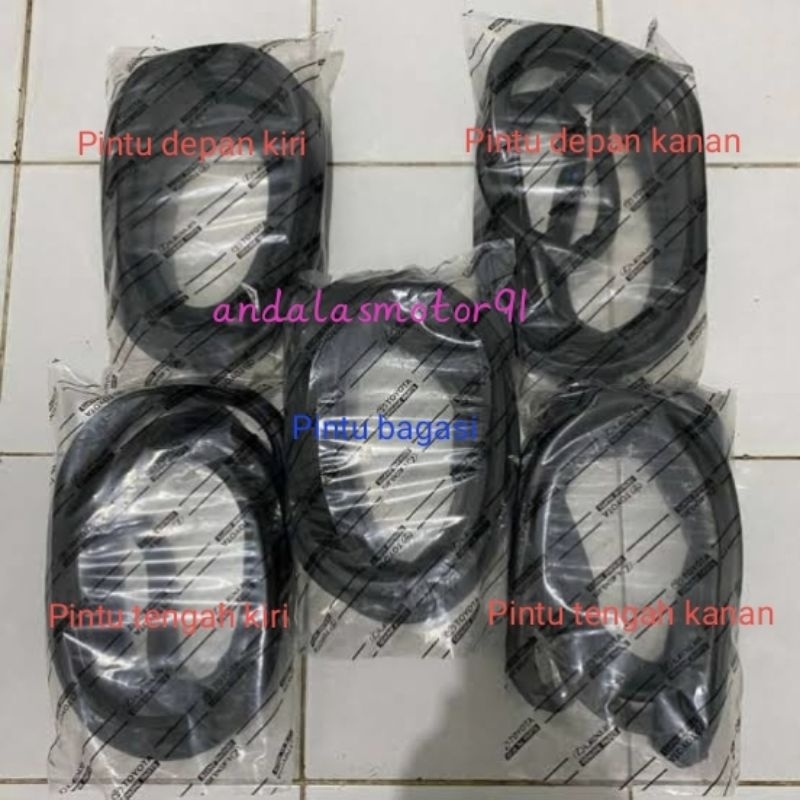 FULLSET KARET BALON PEREDAM BODY PINTU MOBIL ZEBRA ESPASS