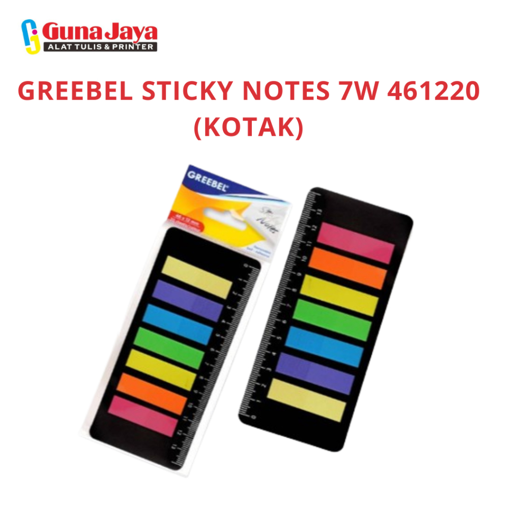 

GREEBEL STICKY NOTES 7W 461220 (KOTAK)