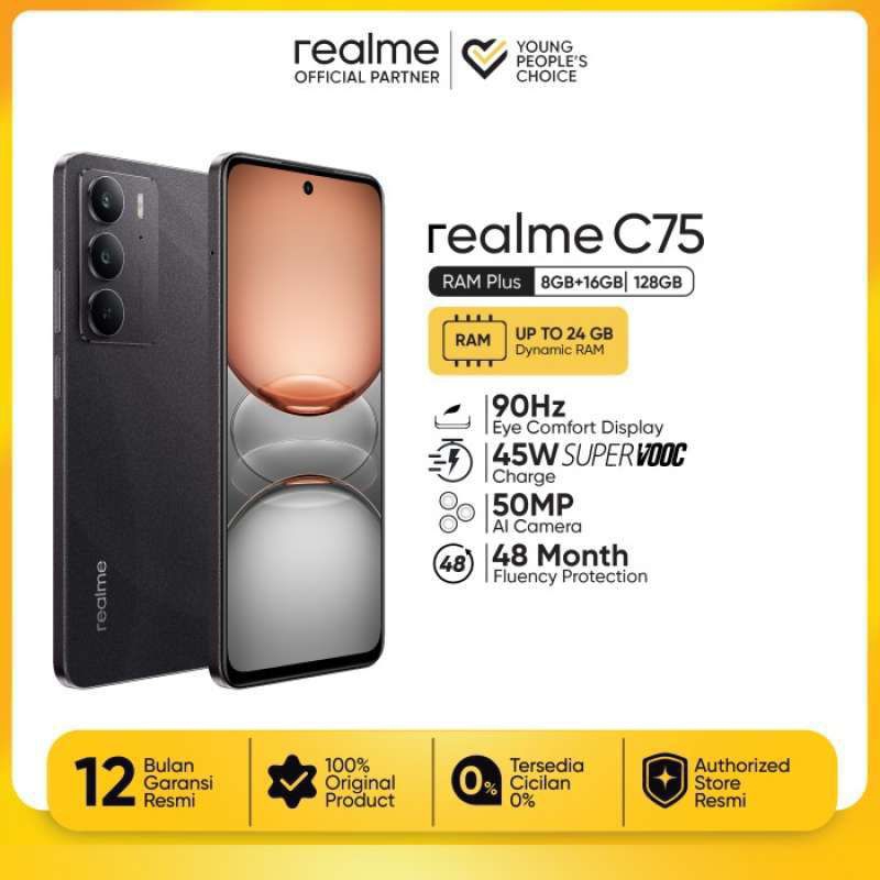 realme c75 ram 8/128